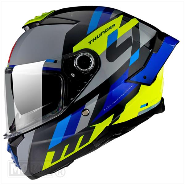 HELM THUNDER 4 SV ERGO ZWART/BLAUW (m )
